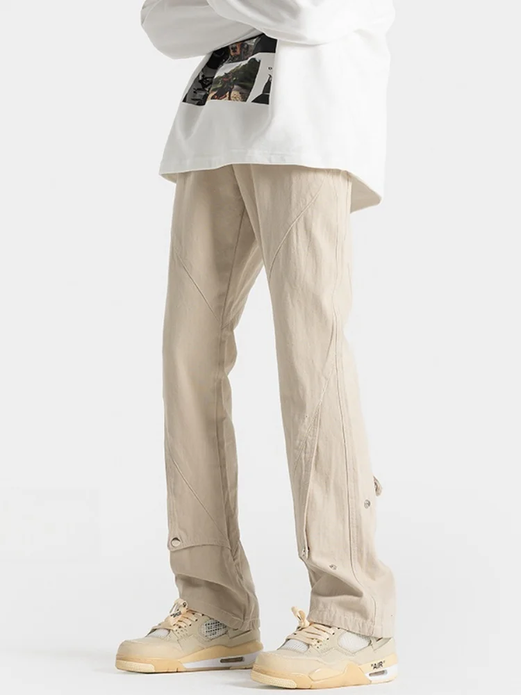 

Мужские повседневные брюки American Sle Paratrooper Slim Fit, свободные длинные брюки в стиле High Street, весенняя новинка, винтажные брюки-клеш