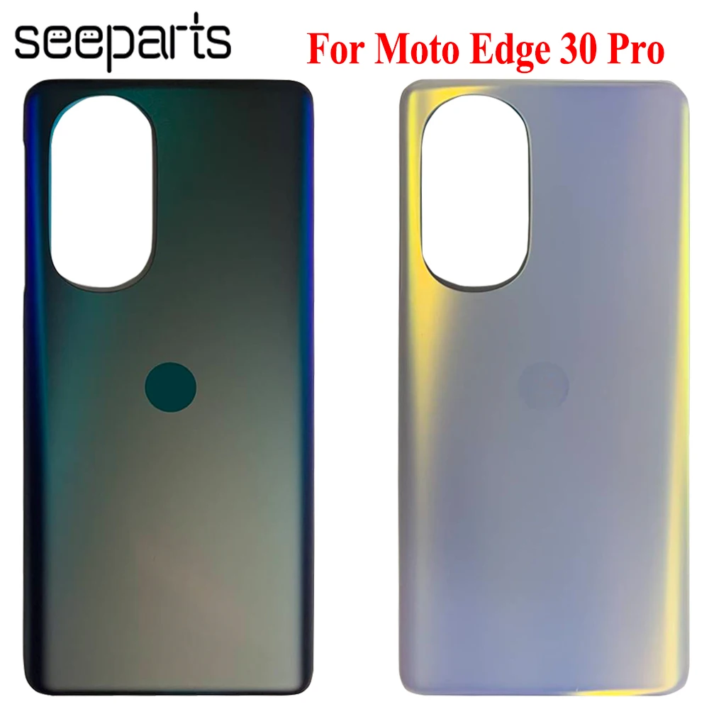 

New 6.7" For Motorola Edge 30 Pro Battery Cover Edge30 Pro Back Cover Rear Housing Battery Door Cover