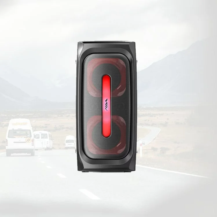 

New Product 2025 Black Frame Colorful Lights High-quality Reverb RV Bluetooth Audio Rv Audio