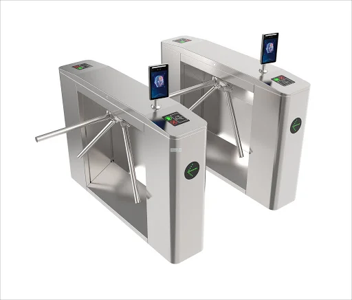 

High Security 304 Stainless Steel Fully Automatic Face Recognition Ticket System Access Control System Tripod Turnstile for Park