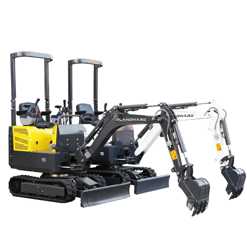 Factory Price Mini Excavator 1.5 Ton Small Digger Machine 1Ton Mini Excavator multifunctional Home Use Small Bagger Customized