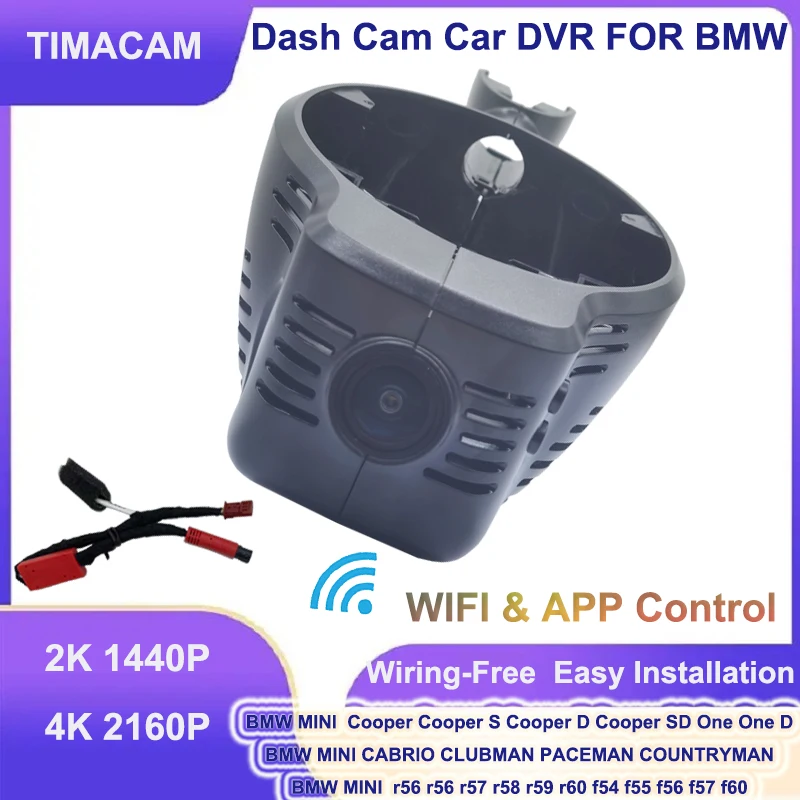 for BMW MINI cooper CABRIO CLUBMAN COUNTRYMAN PACEMAN r56 r57 r58 r59 r60 r61 f54 f55 f56 f57 f60 Dash Cam Wifi Video Recorder