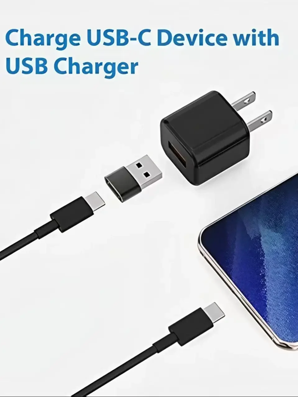 Stable OTG USB C Female to USB Male Adapter Fast Charging for iPhone 14 13 12 11 Pro Max Plus Plug and Play