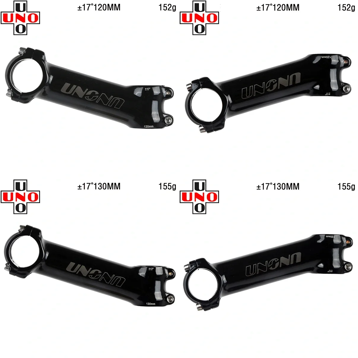 UNO Stem 17 Degree 31.8mm MTB Bike Stem