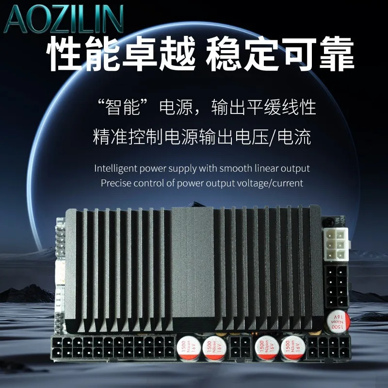 16‑60V Wide‑Voltage Input PICO‑BOX X9‑ATX‑500W Silent DC Power Board Full‑Solid‑State Supply for Industrial PC DIY Project
