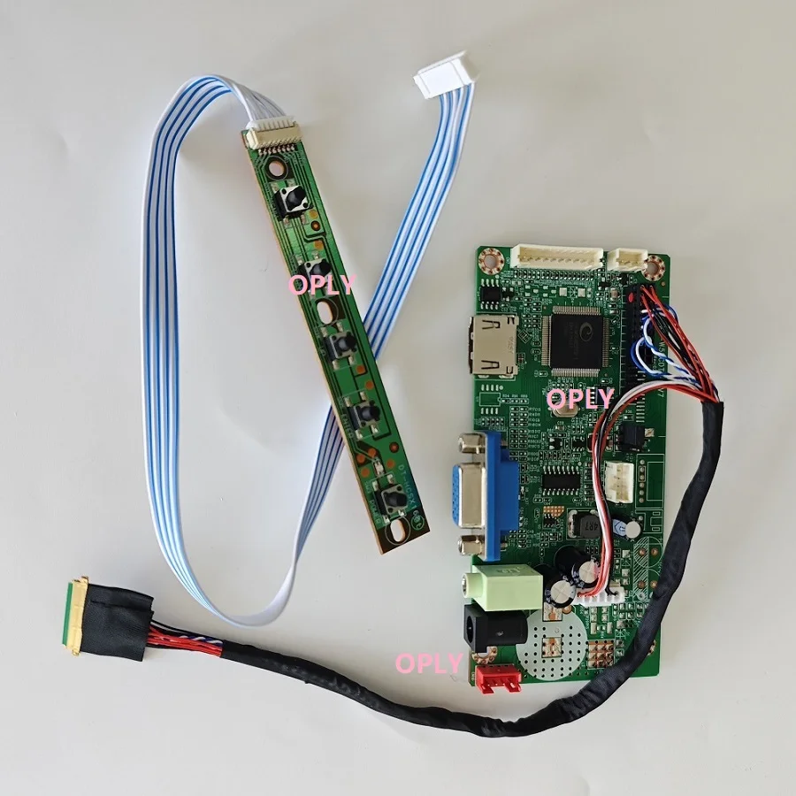 Kit para LP133WH2 TL LP133WH2-TLF2 TLA2 pantalla LED 1366X768 13,3 "58C placa controladora compatible con HDMI kit VGA