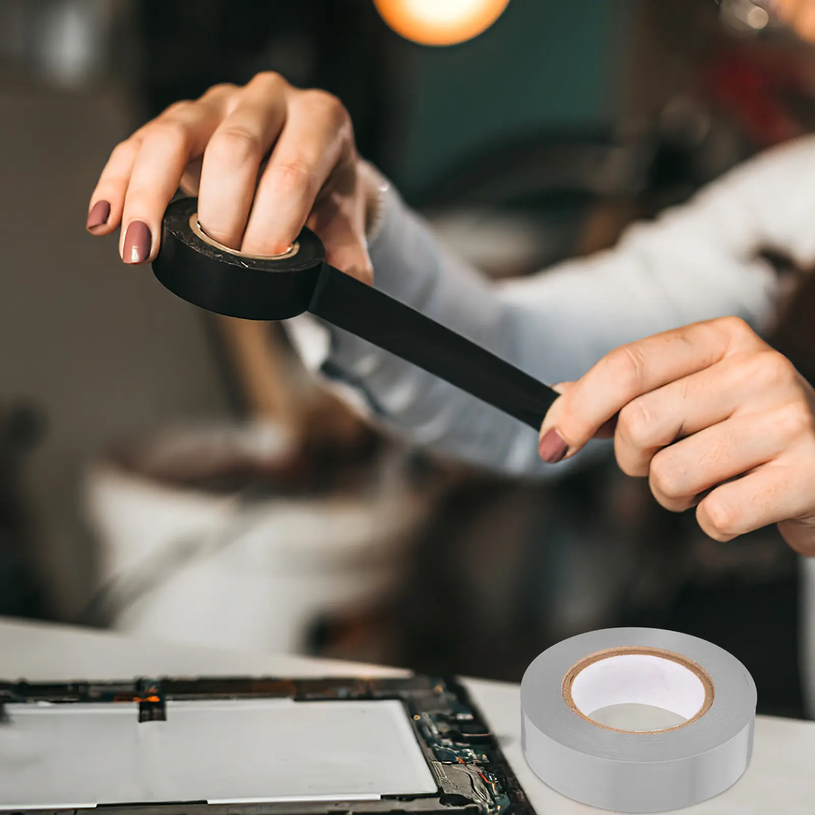 

6 рулонов электроизоляционной ленты, прочная, 20 м, высокотемпературная, для внутреннего и наружного применения