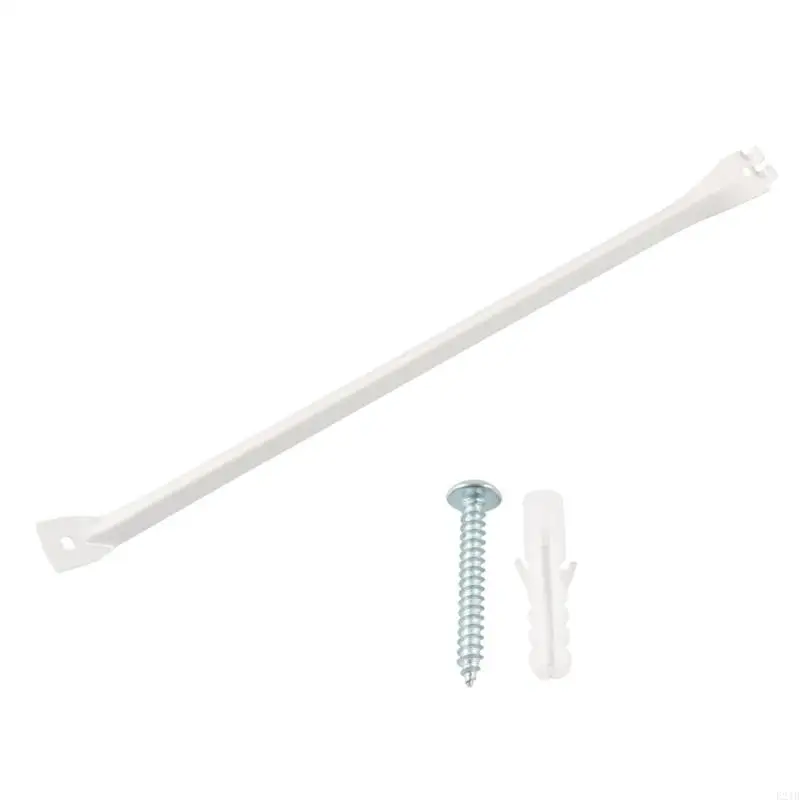 1Pair Wall Mounted Metal Wire Rack Mounting Brackets Wire Shelving Support Brackets for Support Closet Wire Enduring 