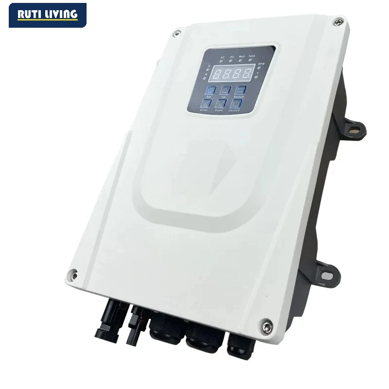 RUTI DC And AC 72V 144V 196V 288V Solar Pump Controller For 750w 1100w 1500W 2200W Solar Deep Well Screw brushless Water Pump