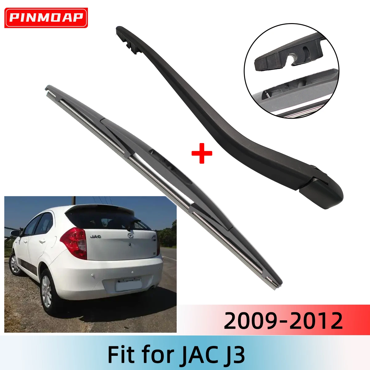 1/2PCS Heckscheibenwischerblatt Wischerarm Kit für JAC J3 2009--2012 Windschutzscheibe Windschutzscheibe Heckscheibe