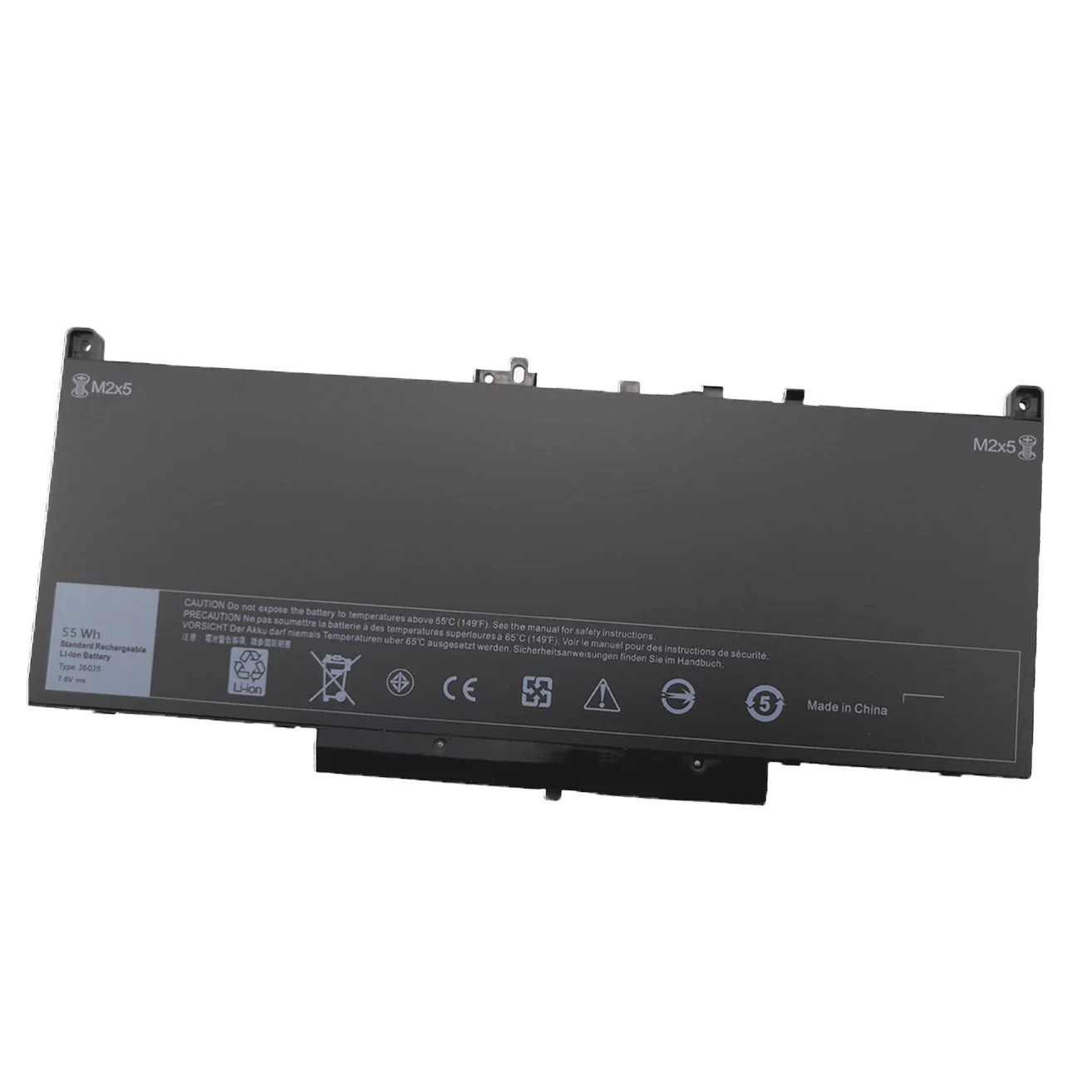 Imagem -02 - Bateria do Portátil para Dell Latitude E7270 E7470 0j60j5 Wywj2 Mc34y 1w2y2 242wd R1v85 Gg4fm 7.6v 55wh J60j5