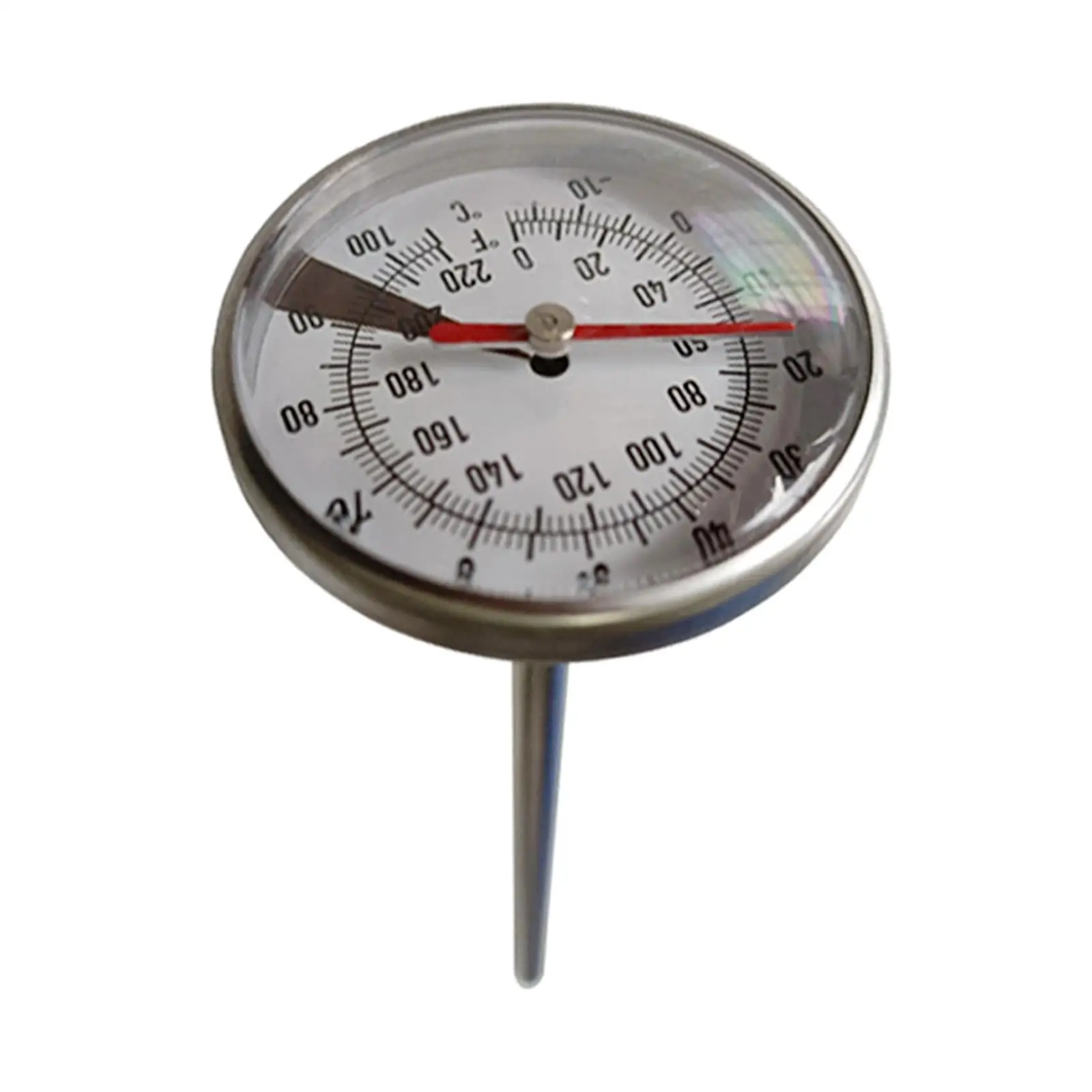 Metal Thermometer Coffee Kettle Thermometer Temperature Gauge Meter Multifunction Boiler Thermometer for BBQ Oven Thermometer