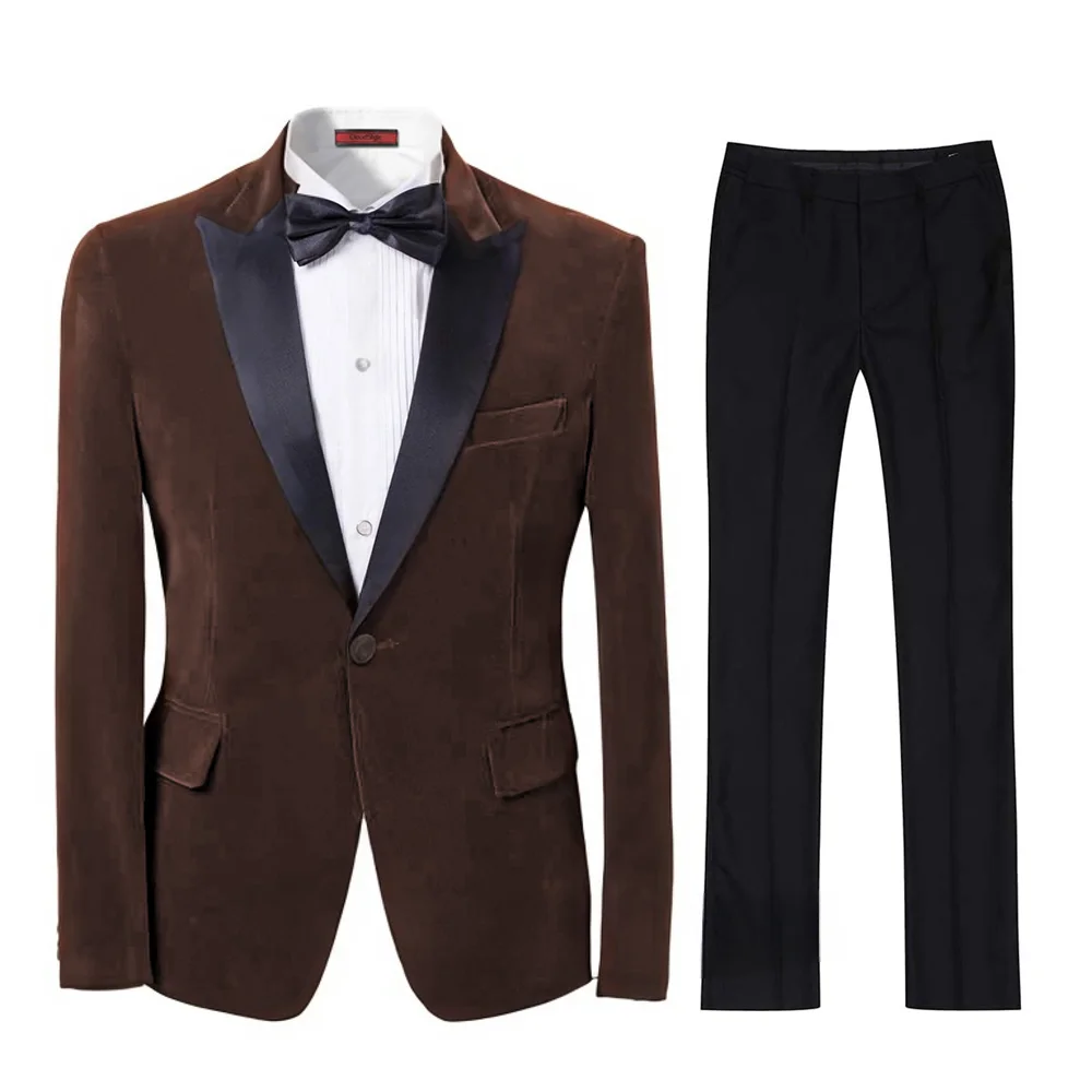 dress suit for men，2024 hot sale，One Button，2 pieces Blazer And Pants set，for  Wedding dresses ，singer costume, DJ，