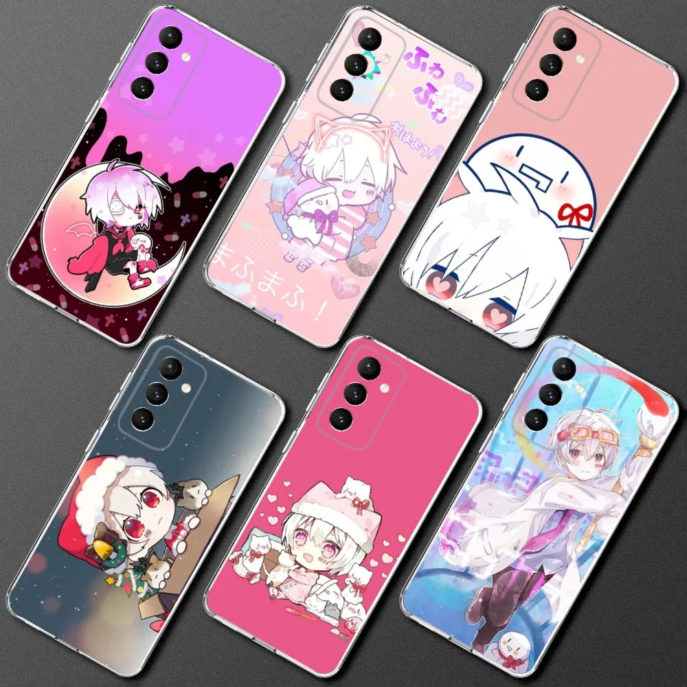 Anime mafumafu Phone Case Silicone Case For Samsung S30,S23,S21,S22,S20 Ultra,S20 FE lite,S10,S9,S8 PIus Cover Clear