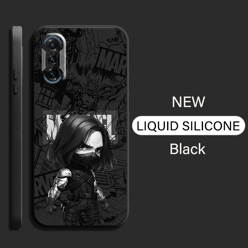 Bucky Barnes sarung ponsel kapten Amerika, untuk Xiaomi Redmi K70 K60 K60E K50 K50i K40 Gaming Ultra K40S K30 K30S K20 Pro