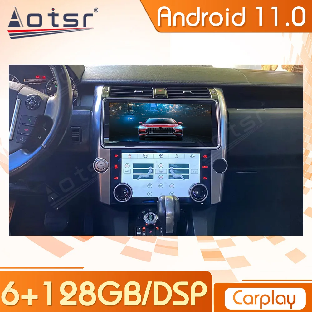 

Магнитола на Android для Land Rover Discovery 4 2010-2016, автомобильное радио с Bluetooth, Carplay, центральный мультимедийный плеер, стерео головное устройство