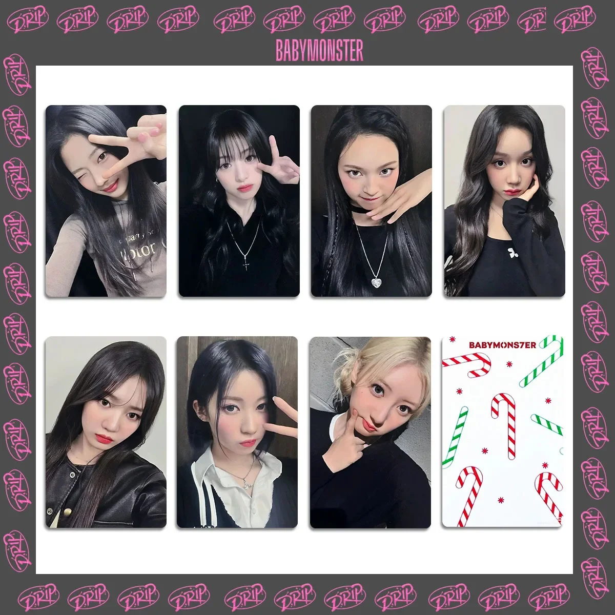 

Kpop BABYMONSTER Album MAKESTAR Special Card RAMI AHYEON RORA ASA RUKA CHIQUITA PHARITA YG SELECT Chinese Photo Lomo Cards