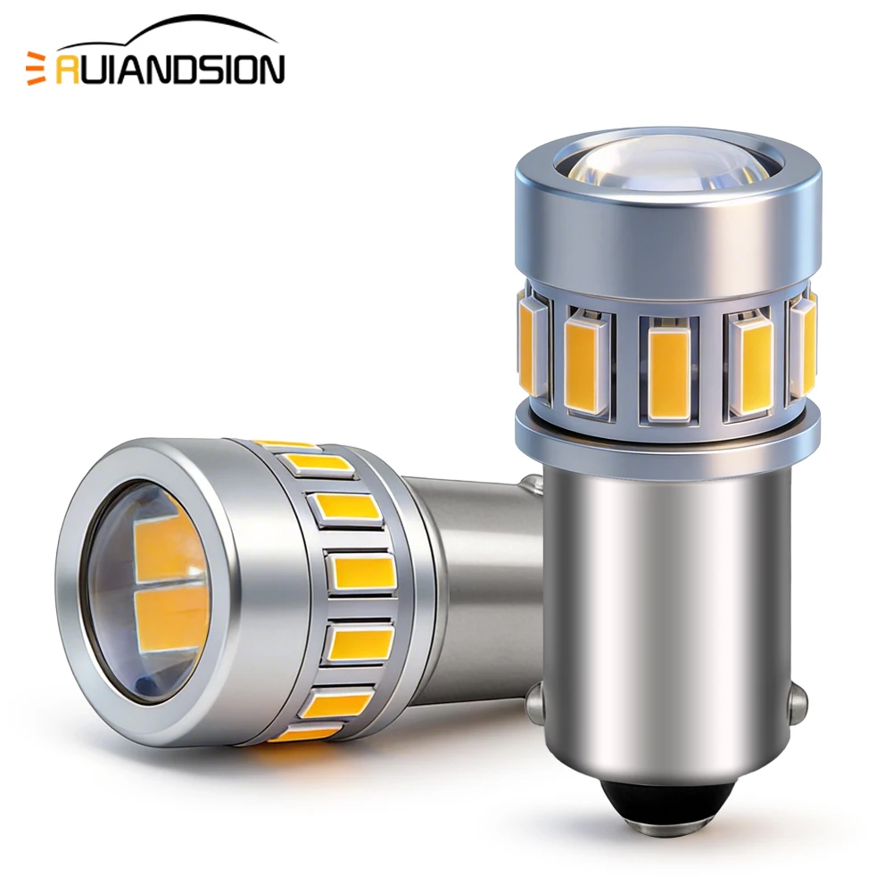 

Ruiandsion BA9S T4W H5W 3014 LED Car Signal Light 12SMD Dome Bulb Map Reading Trunk Lamp White Warm White 6-30V Plug&Play 2Pc