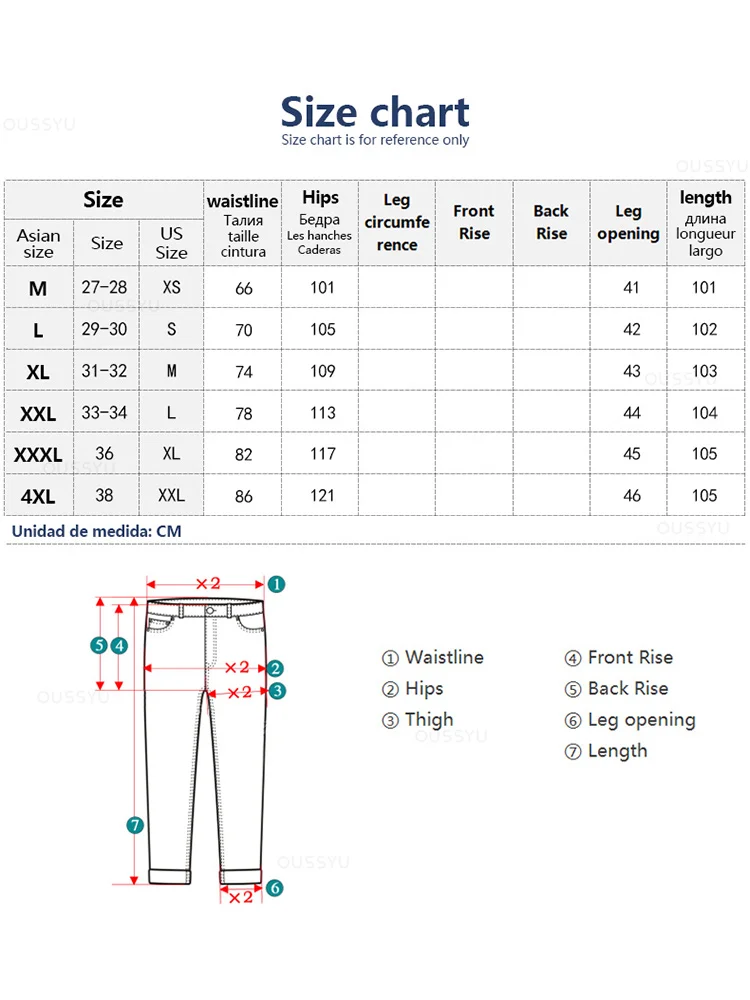 Calça jeans azul retrô masculina reta com elástico na cintura, calça casual grossa de algodão, roupas de marca masculina, tamanho grande, 4XL, outono inverno