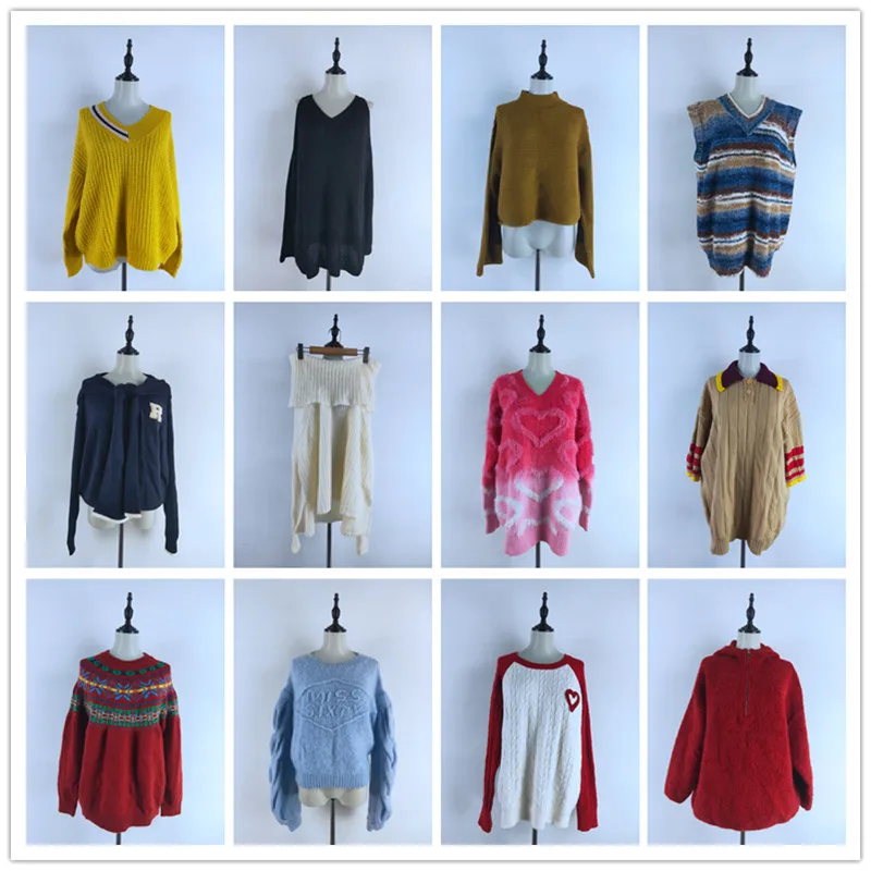 

Warm Casual Commute Vintage Sweater Unique Design Not Repeating Faionable All-Match Long Sve round Ne Polyester Fiber