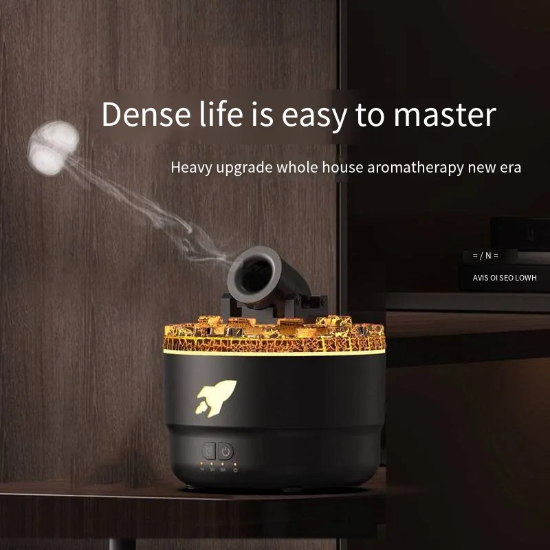 Tехника Xiaomi Cannon Fog Smoke Ring Volcano Aromatherapy Machine Home Office Humidifier Large Capacity Aromatherapy Machine