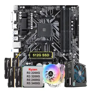 Huananzhi-cpuプロセッサクーラー,h310 b365 lga 1151マザーボード,Intel Core i5 9400f i3  9100f 16g ddr4,a600,4加熱チューブ