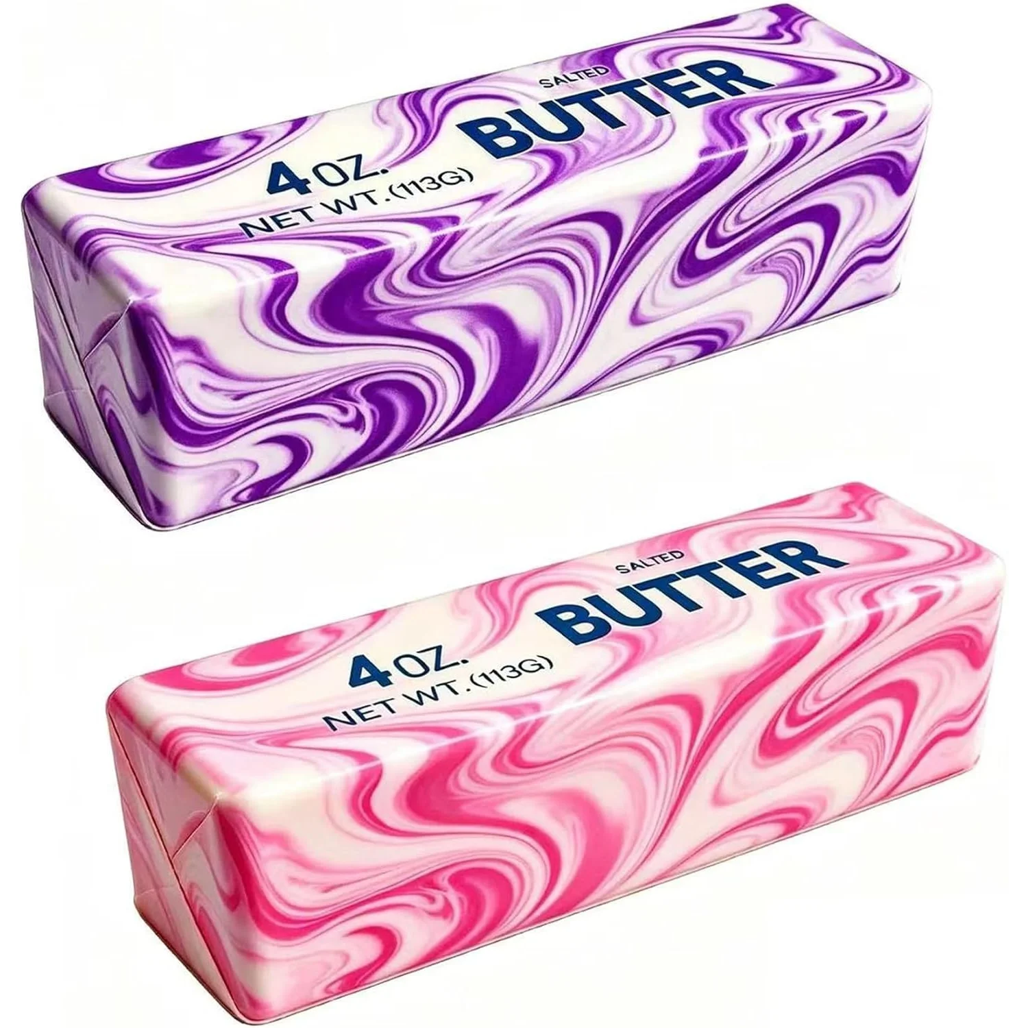Dos juguetes coloridos de crema para gatos, adecuados para gatos y gatitos de todas las razas - juguetes interactivos suaves para gatitos, no es necesario golpear, pueden jugar a perseguir, jugar en interiores, materiales sintéticos, ideales para saltar, golpear y rodar - especialmente diseñados para gatos