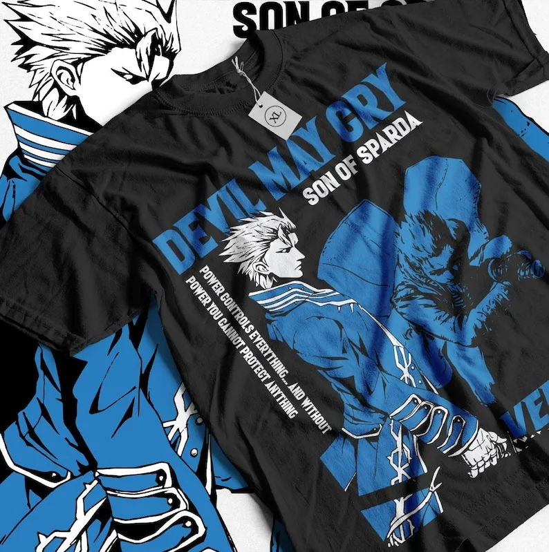 

Anime retro T-shirt, 100% cotton, all sizes for men and women Comic lovers