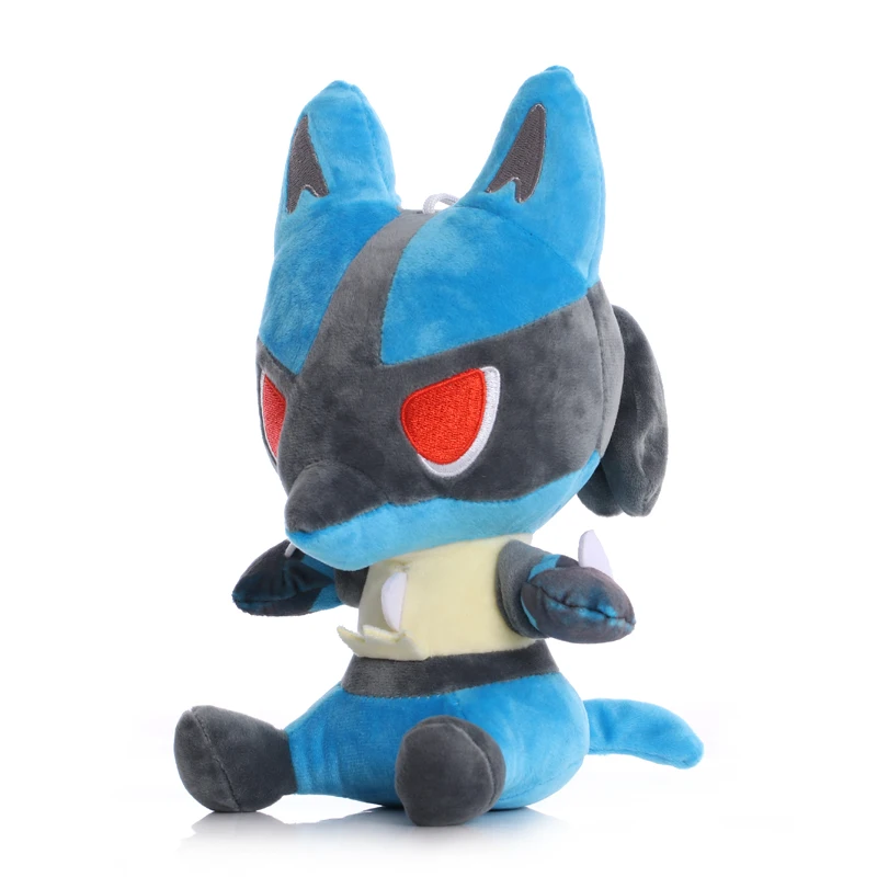 24cm TAKARA TOMY Pokemon Lucario Plush Toys Soft Stuffed Animals Toys Doll Gifts for Children Kids