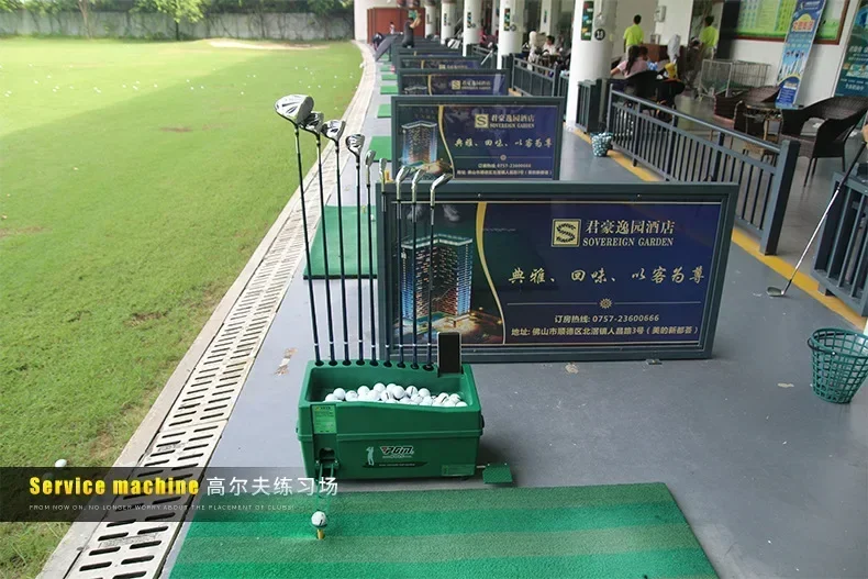 PGM Semi-automatic Golf Ball Machine Automatic Dispenser With Golf Clubs Holder Golf Training Service Machine