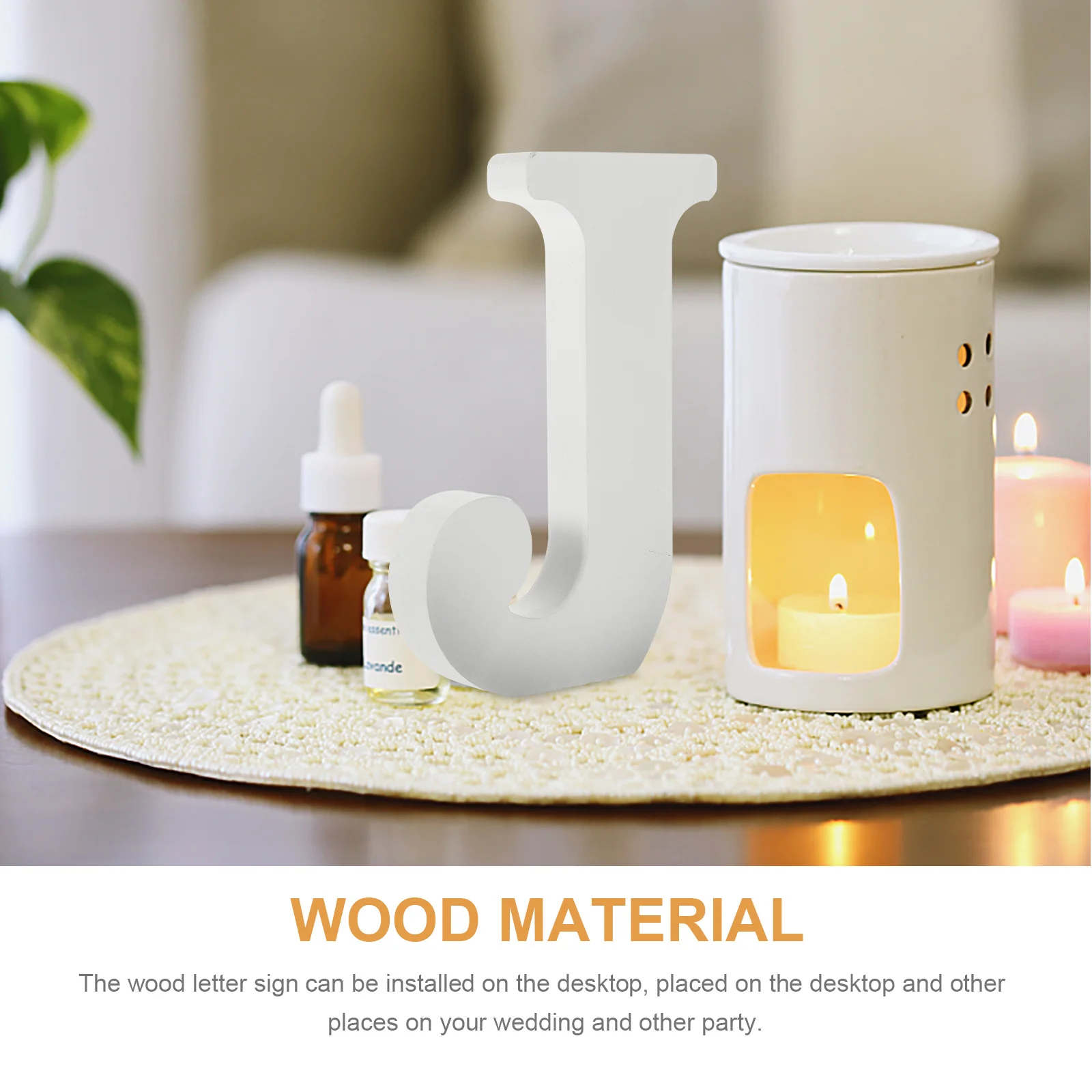 Blank Wooden Letter Cutout DIY Crafts for Room Bar Store Wedding Decor Wedding Wood Letters Wooden Letter J