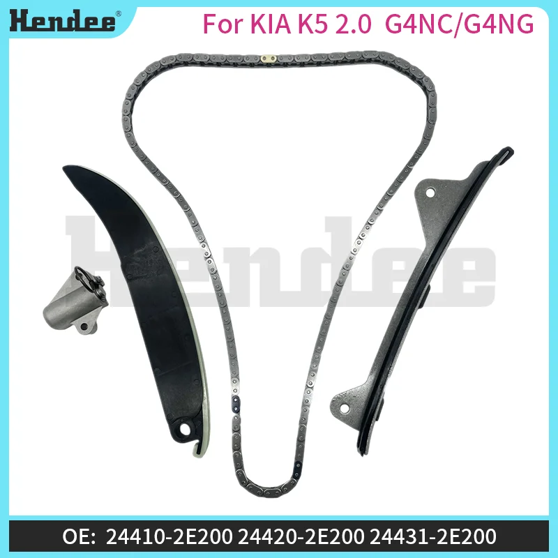 

For KIA K5 2.0 G4NC/G4NG Timing Chain Kit,Automotive Parts OE:24321-2E200 142L,24410-2E200,24420-2E200,24431-2E200