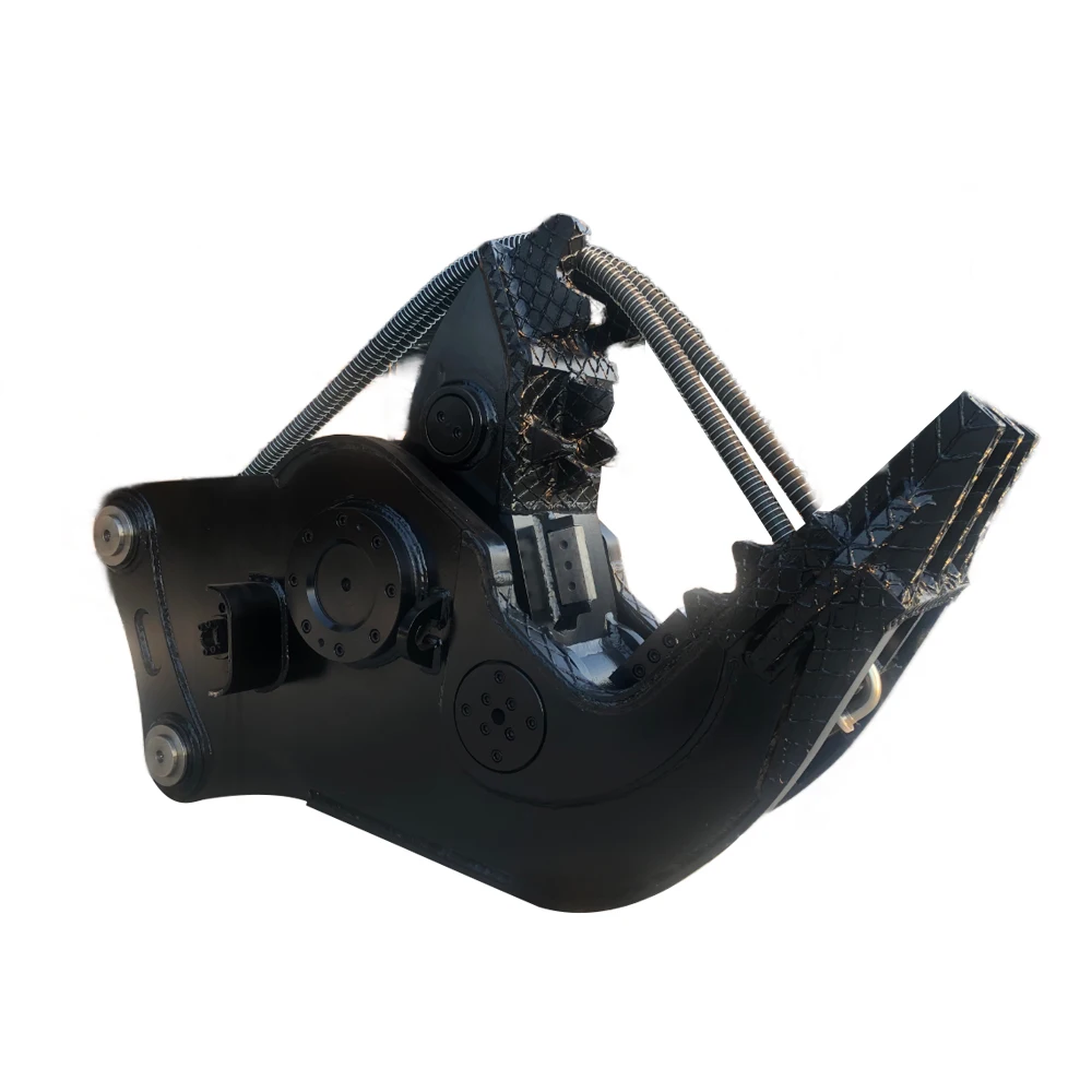 Concrete Hydraulic Pulverizer Steel Shear Utilizes the Excavators Hydraulic Forces to Crush Concrete and Cut Rebar