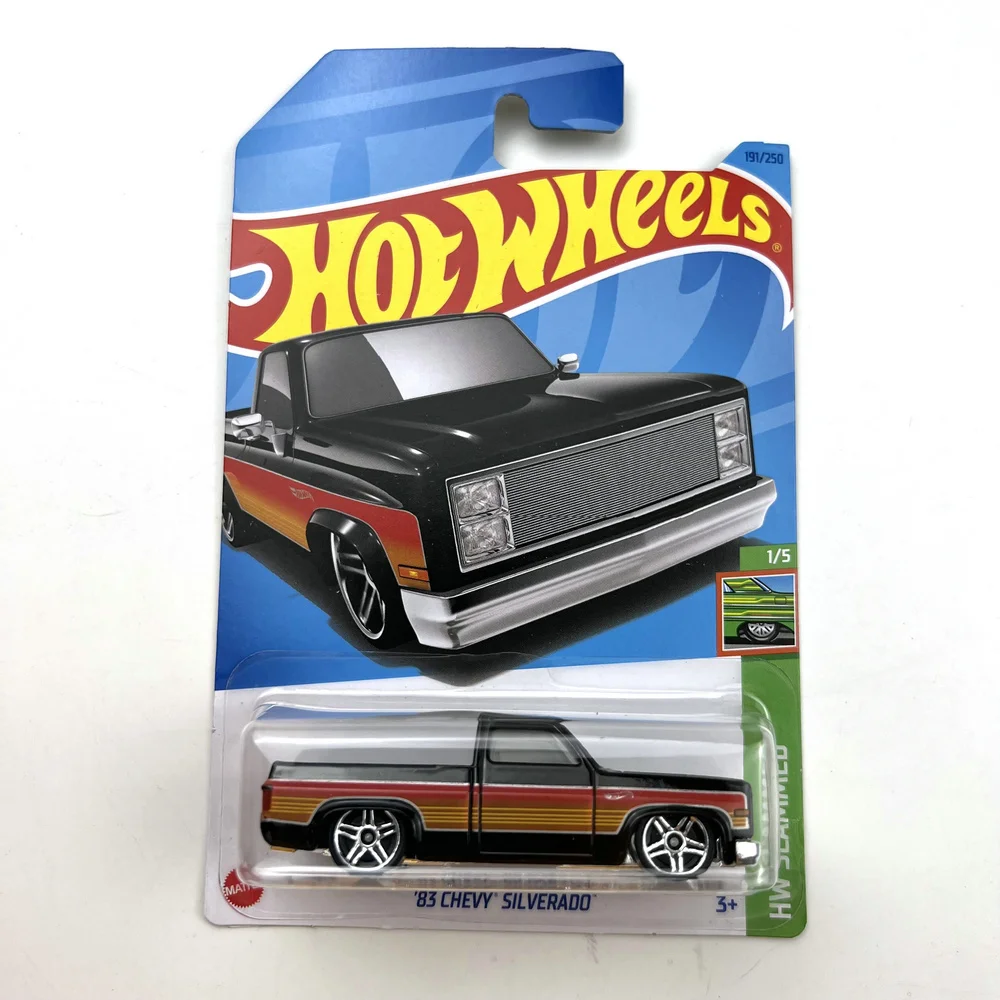 2023-191 Hot Wheels Cars 83 CHEVY SILVERADO 1/64 Metal Die-cast Model Toy Vehicles