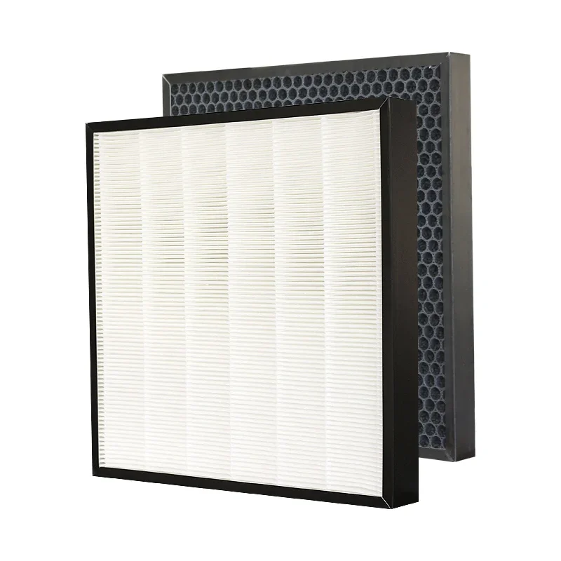 

For Samsung Air Purifier AC-505CMAGA Dust Collection Hepa Filter Actived Carbon Filter set 340*340mm