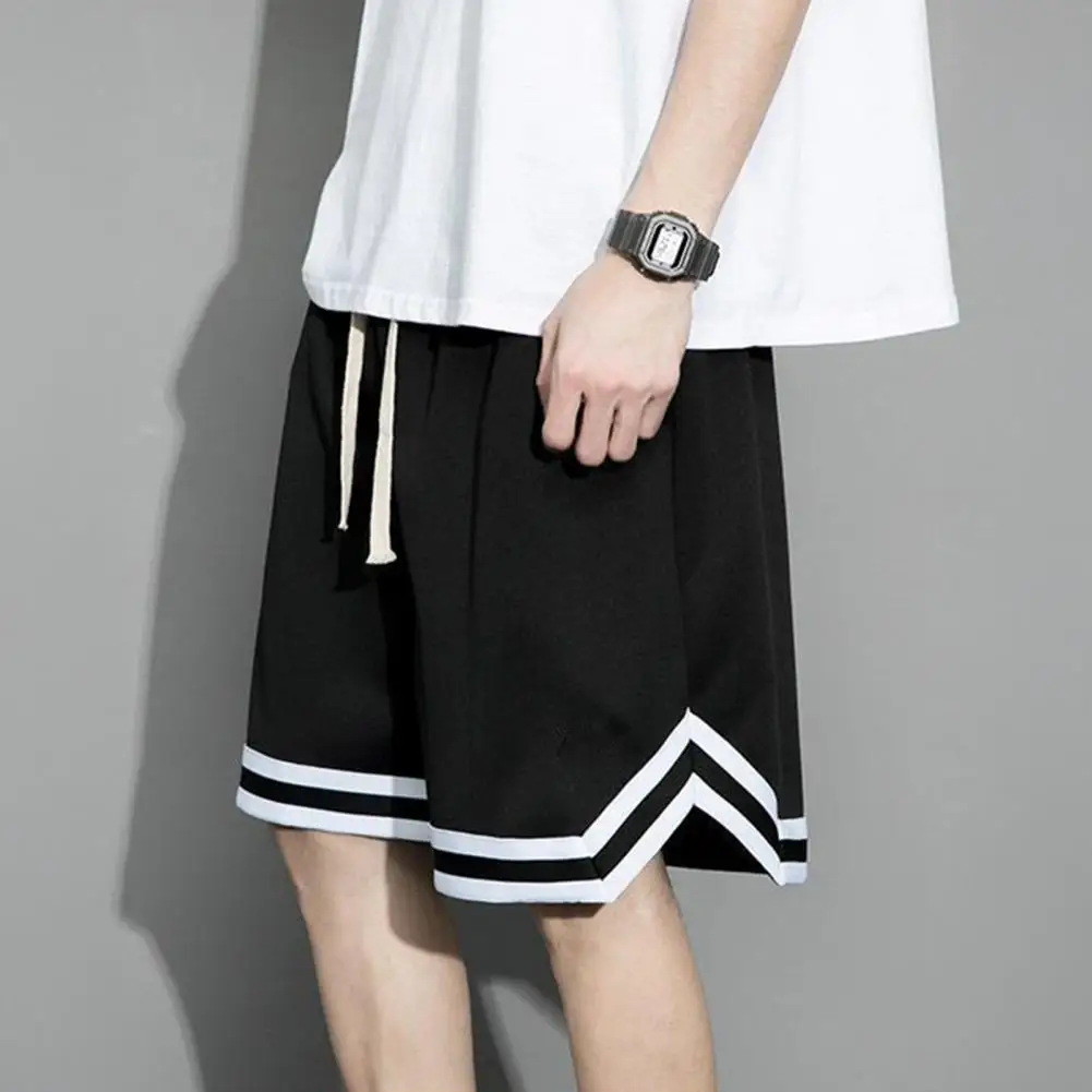 

Basketball Shorts For Men's Summer Breathable Sports Training Shorts Casual Loose Drawstring Bottoms American Five Point Shorts