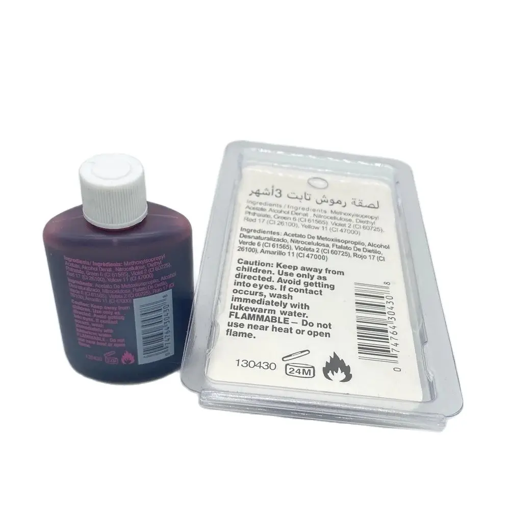 Cola para cílios com embalagem, cola para cílios à prova d'água, secagem rápida, cola para cílios postiços, à prova d'água, longa duração, ea