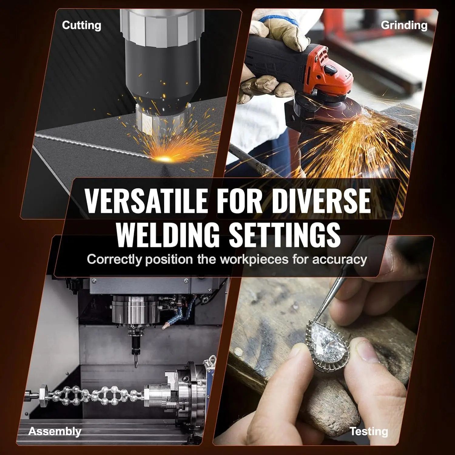 Rotary Welding Positioner 10KG, 0-90° Welding Positioning Turntable Table with 8.1 Inch 3-Jaw Lathe Chuck, 1-12 RPM 20W Portable