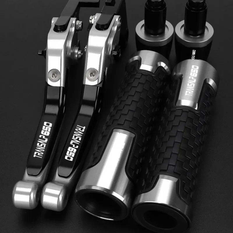 Motorcycle Aluminum Adjustable Brake Clutch Levers Handlebar Hand Gripss FOR HONDA TRANSALP650 TRANSALP 650 2001-2007 2002 2003