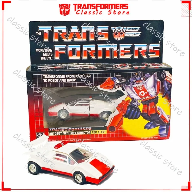 

In Stock Classic Transformers Toys G1 Reissue KO Edition Red Alert Cybertron Autobots Action Figures Collectible Gifts