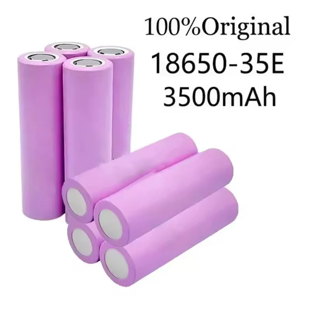 

New Original 18650 lithium-ion battery 3500mAh 20A discharge INR18650 35E 3.7V flashlight battery electronic cigarette batte