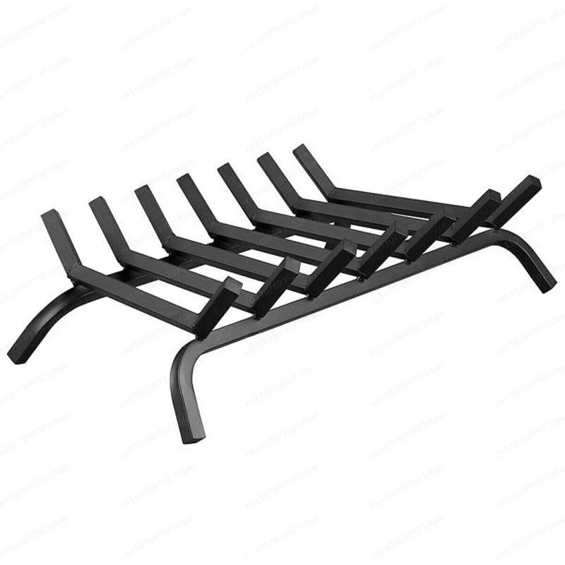 Forged wrought iron floor-to-ceiling household fireplace Embedded internal firewood rack Firewood rack Fire rack