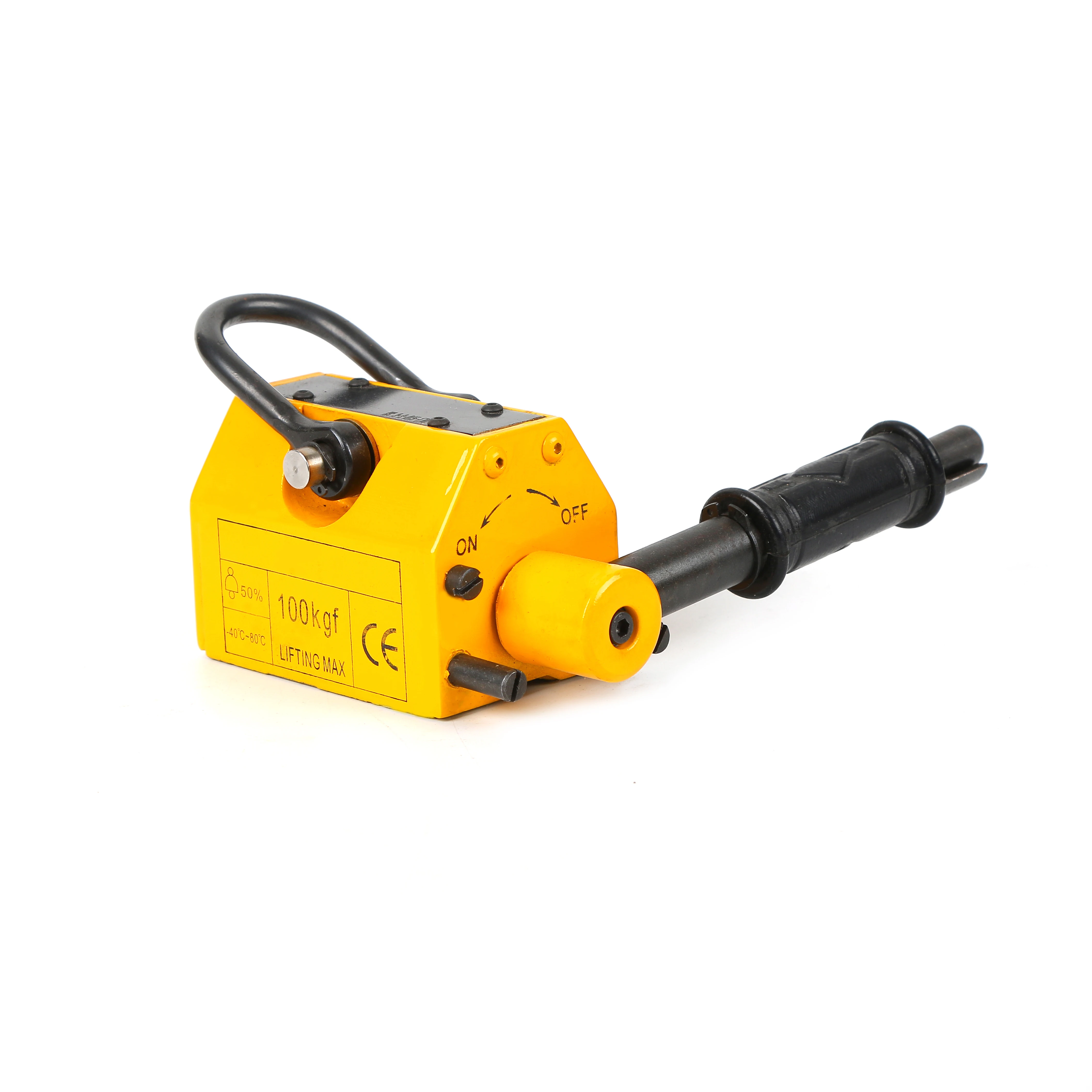2000kg Permanent Magnetic Lifter for Steel Plate Metal Handling Heavy Duty Industrial Crane Hoist Professional Lifting Pro