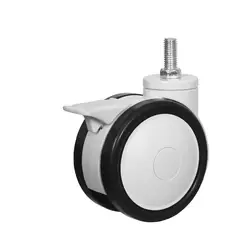 (4 Packs) 5 Inch Medical Equipment Beauty Instrument Casters/PU Silent Casters/medical Trolley Wheels Beauty Chassis Wheels