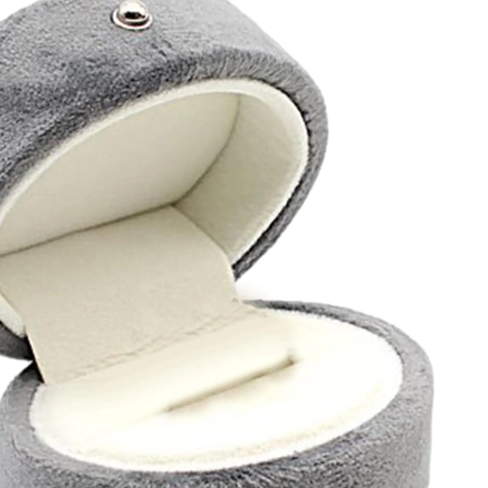 Wedding Ring Box Oval Jewelry Storage Box for Ceremony Proposal Anniversary