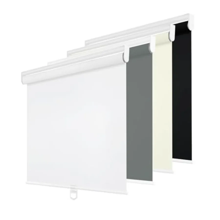 

out Roller Shades Cordless for Windows, 100% Room Darkening Window Blinds for Bedroom, Thermal Insulated UV Protection, Easy In