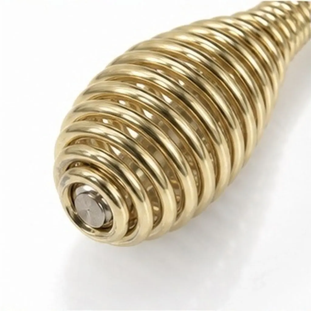 Wood Stove Handle Replacement Fireplace Door Handle Spring Loaded Heat Resistant 4 Inch Length Max Diameter 1.5 Inch for Smokers