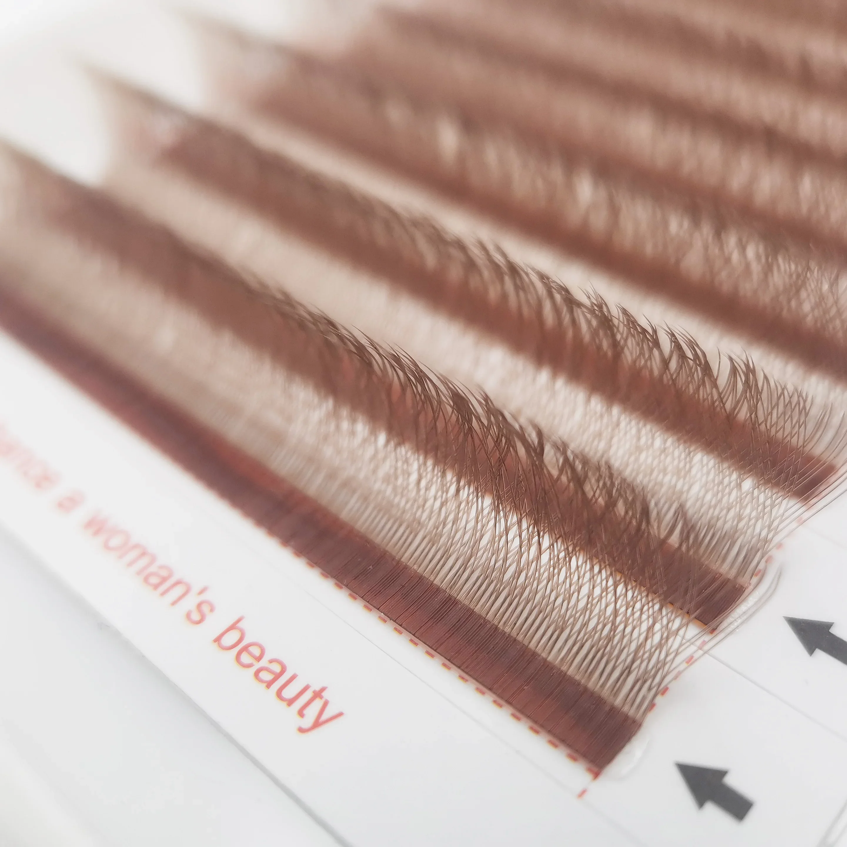 WeenWeave Brown 3D/4D/5D W Eyeashes Soft Natural Brown YY 3DW 4DW 5DW Shape Individual Lashes Exteensions