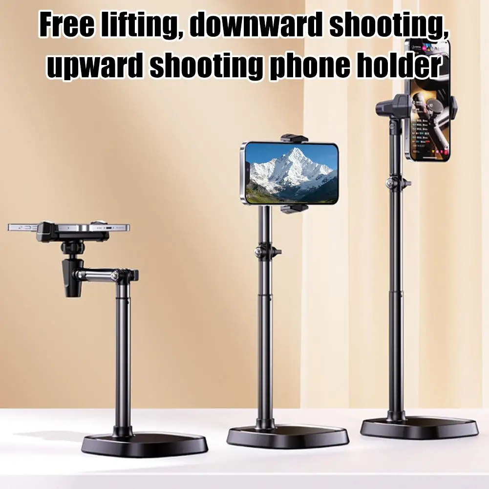 

Cell Phone Stand Adjustable Angle Height Adjustable Phone Holder For Desk Aluminum Alloy Universal Phone Holder Desk Headboard