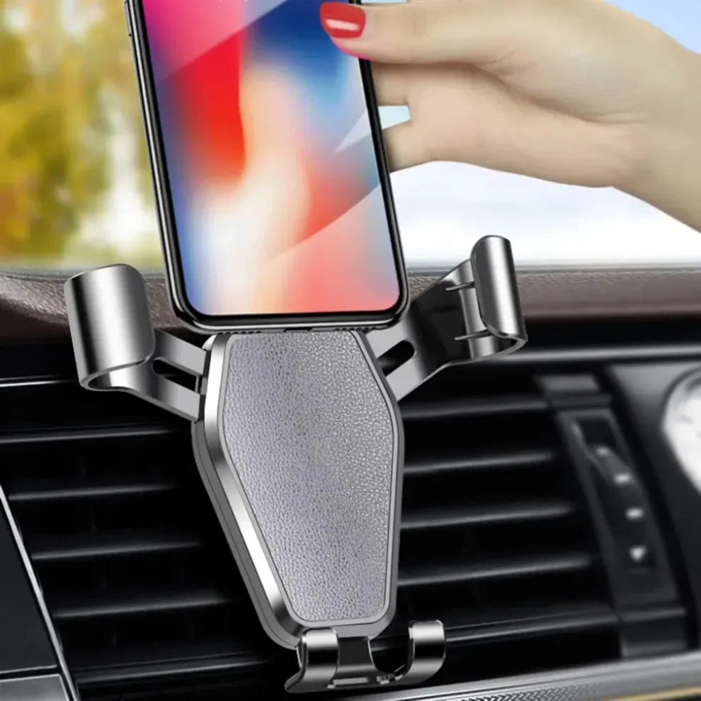 

1pc Auto Cell Phone Stand Support Mobile Bracket Portable Car Gravity Cell Phone Holders For iPhone Xiaomi Samsung Huawei